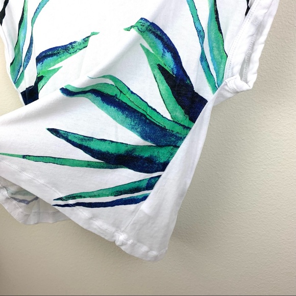 Chaser White Palm Leaf TShirt - Picture 3 of 9